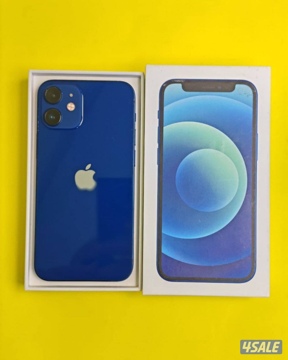 iPhone 12 Mini 128GB Blue – Battery 100% ايفون 12 ميني 128 جيجا أزرق0
