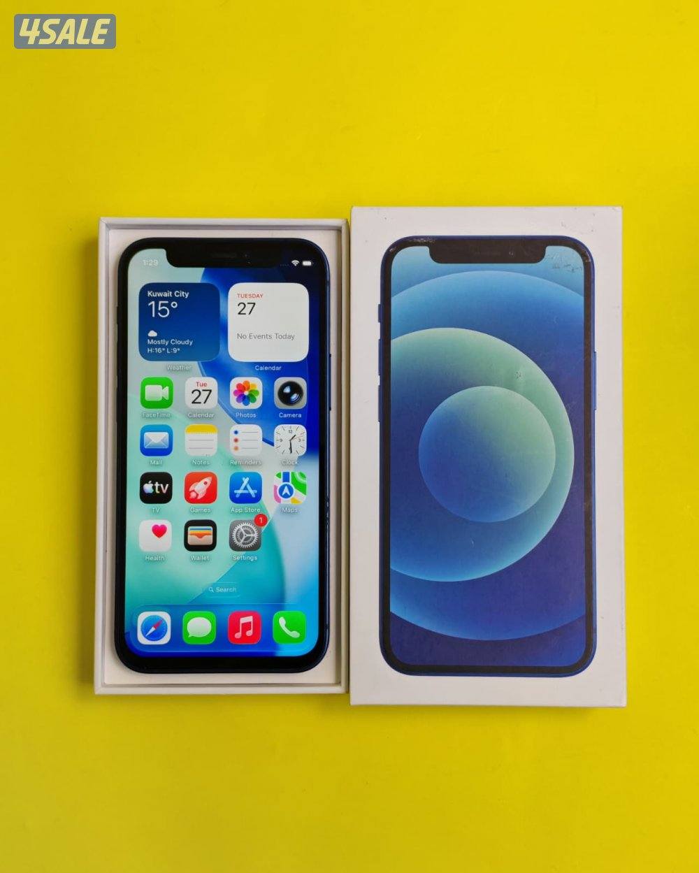 iPhone 12 Mini 128GB Blue – Battery 100% ايفون 12 ميني 128 جيجا أزرق9