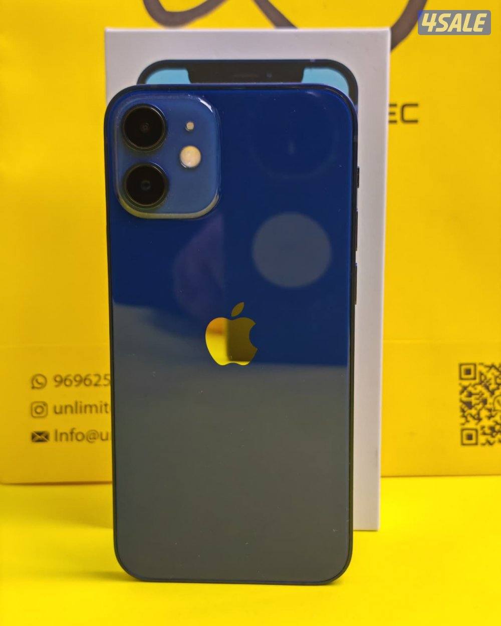 iPhone 12 Mini 128GB Blue – Battery 77% ايفون 12 ميني 128 جيجا أزرق4