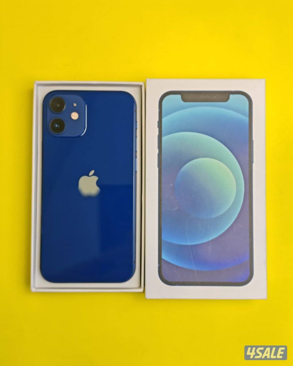 iPhone 12 Mini 128GB Blue – Battery 73% ايفون 12 ميني 128 جيجا أزرق0