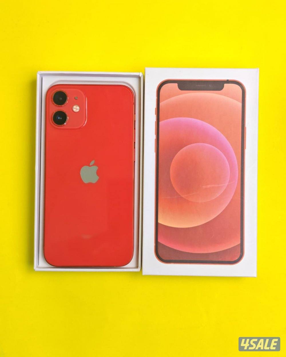 iPhone 12 Mini 128GB Red – Battery 74% ايفون 12 ميني 128 جيجا أحمر0