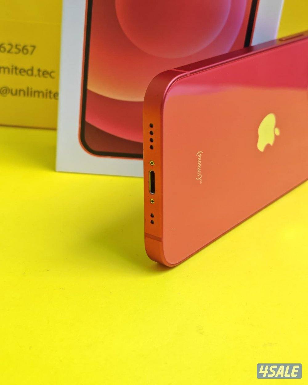 iPhone 12 Mini 128GB Red – Battery 74% ايفون 12 ميني 128 جيجا أحمر2