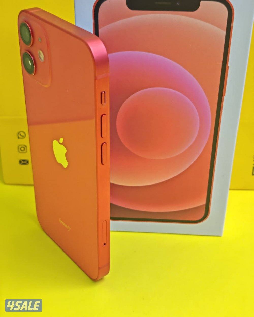 iPhone 12 Mini 128GB Red – Battery 74% ايفون 12 ميني 128 جيجا أحمر3