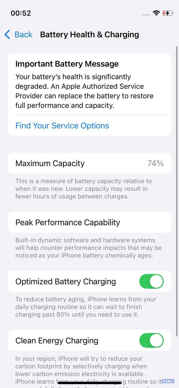 iPhone 12 Mini 128GB Red – Battery 74% ايفون 12 ميني 128 جيجا أحمر10