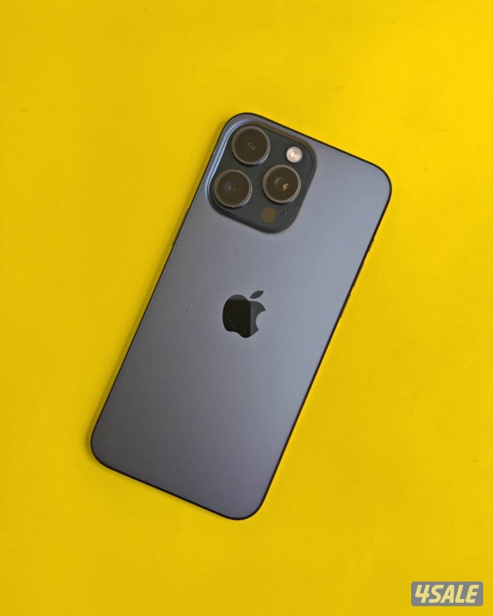 iPhone 15 Pro Max 256GB Blue – Battery 88% ايفون 15 برو ماكس 256 جيجا0