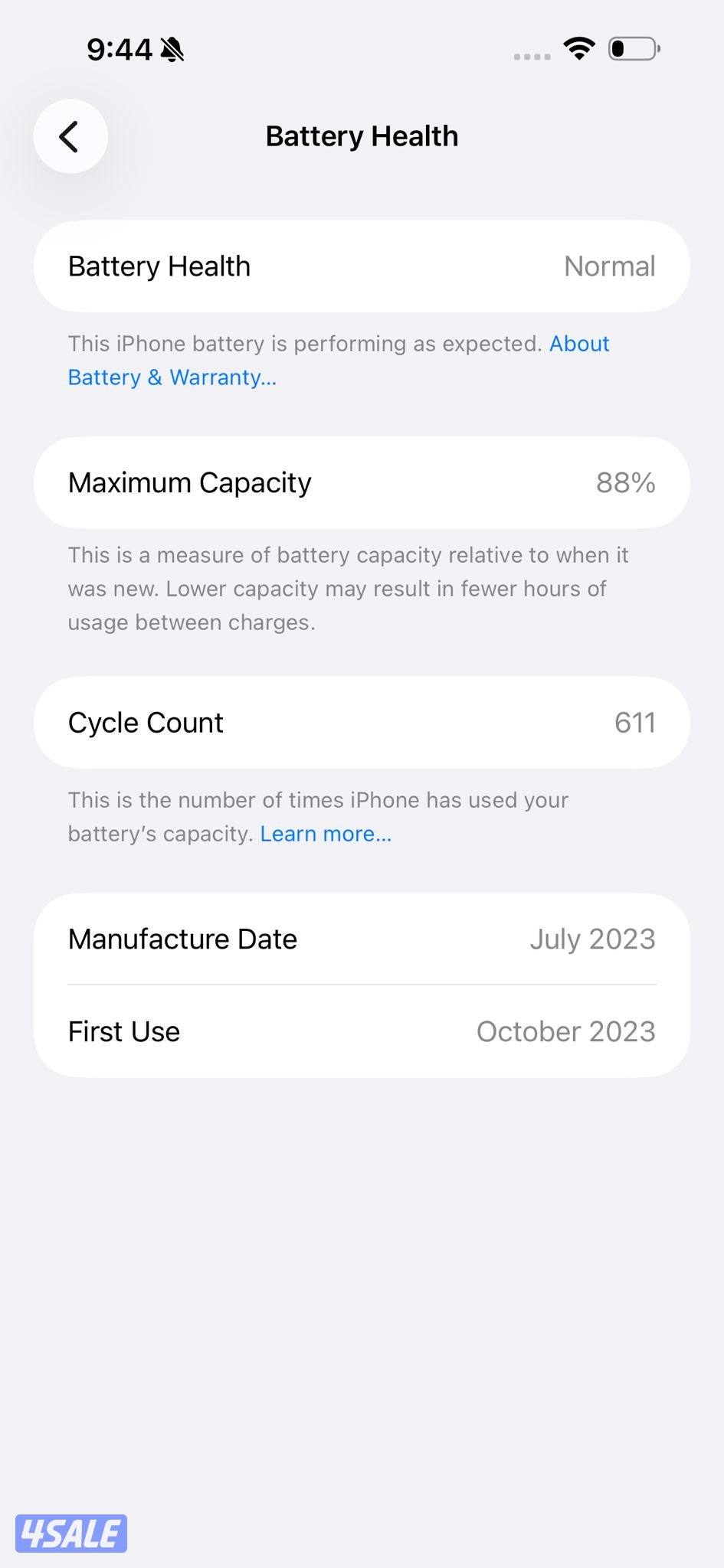 iPhone 15 Pro Max 256GB Blue – Battery 88% ايفون 15 برو ماكس 256 جيجا7