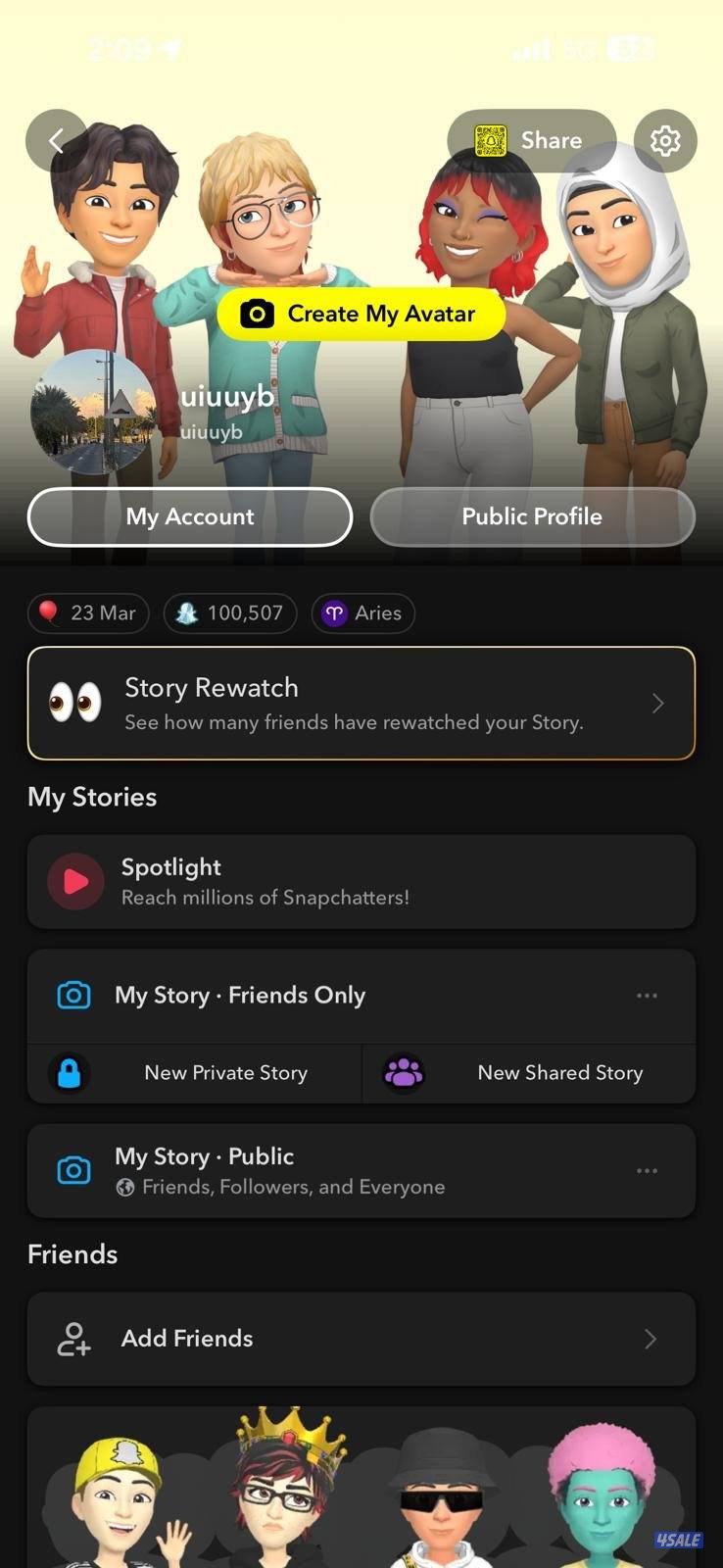 حساب سناب سكور 100 الف0