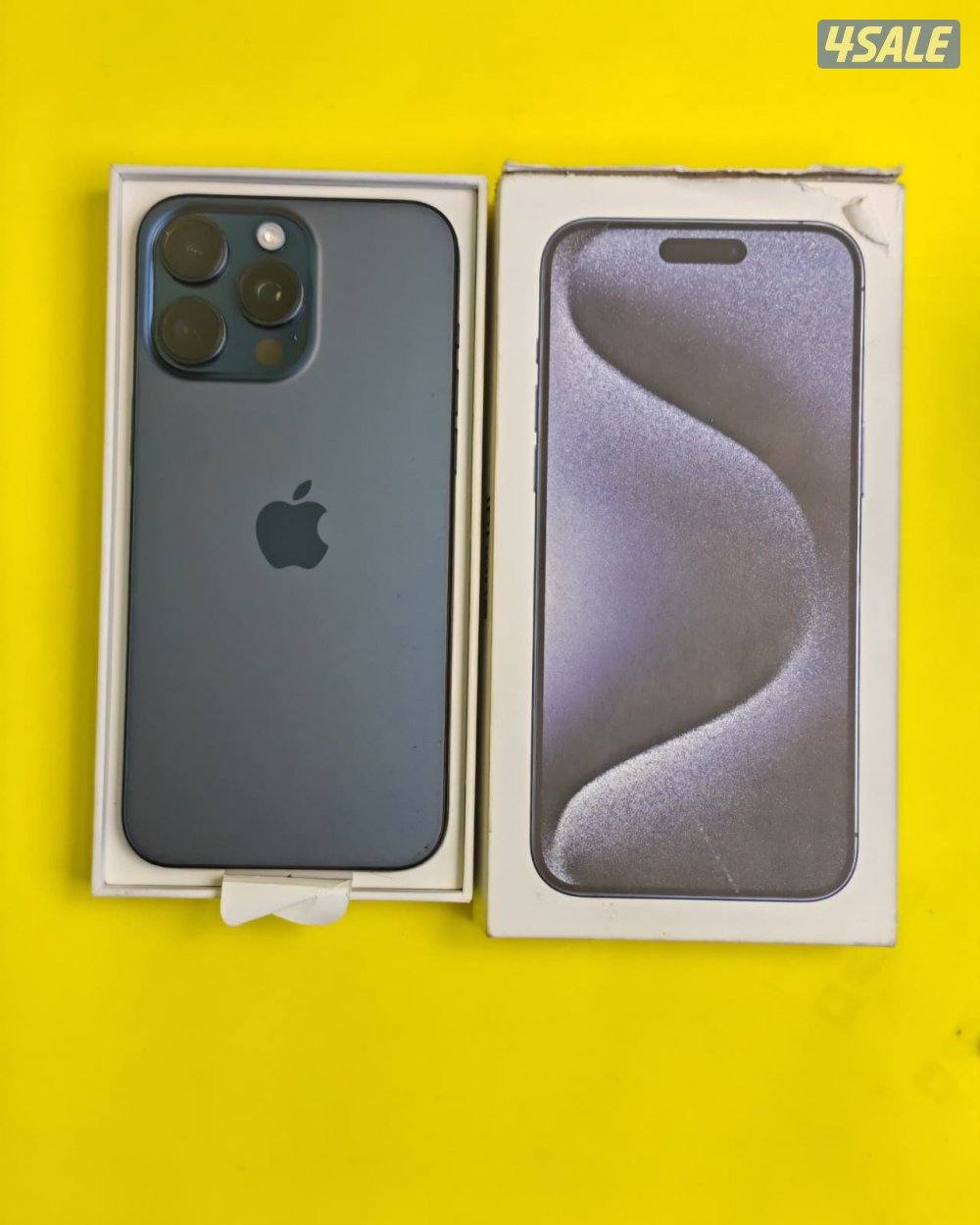 iPhone 15 Pro Max 256GB Blue – Battery 89% ايفون 15 برو ماكس 256 جيجا0