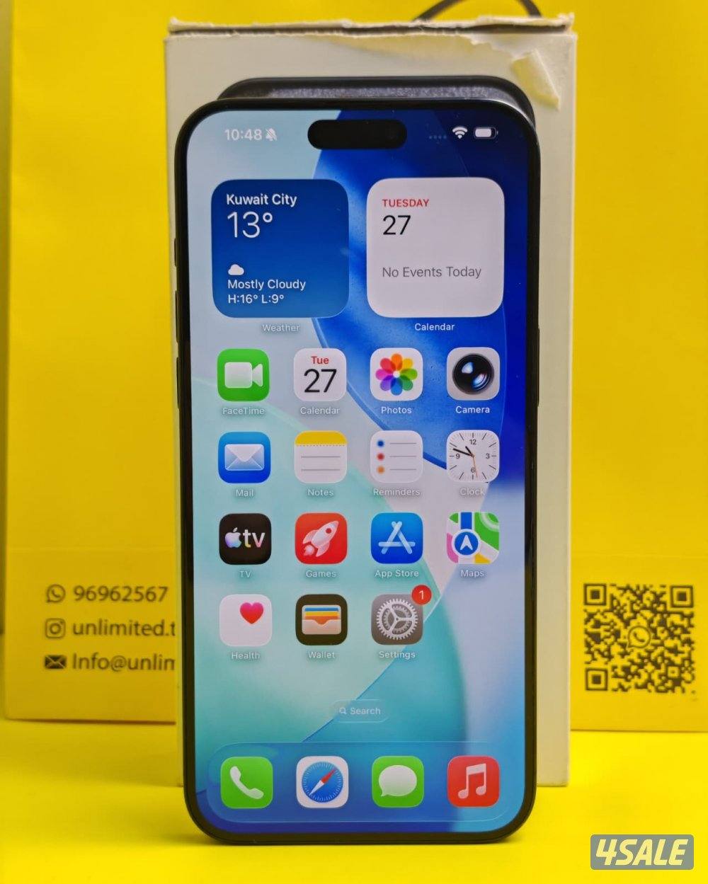 iPhone 15 Pro Max 256GB Blue – Battery 89% ايفون 15 برو ماكس 256 جيجا5