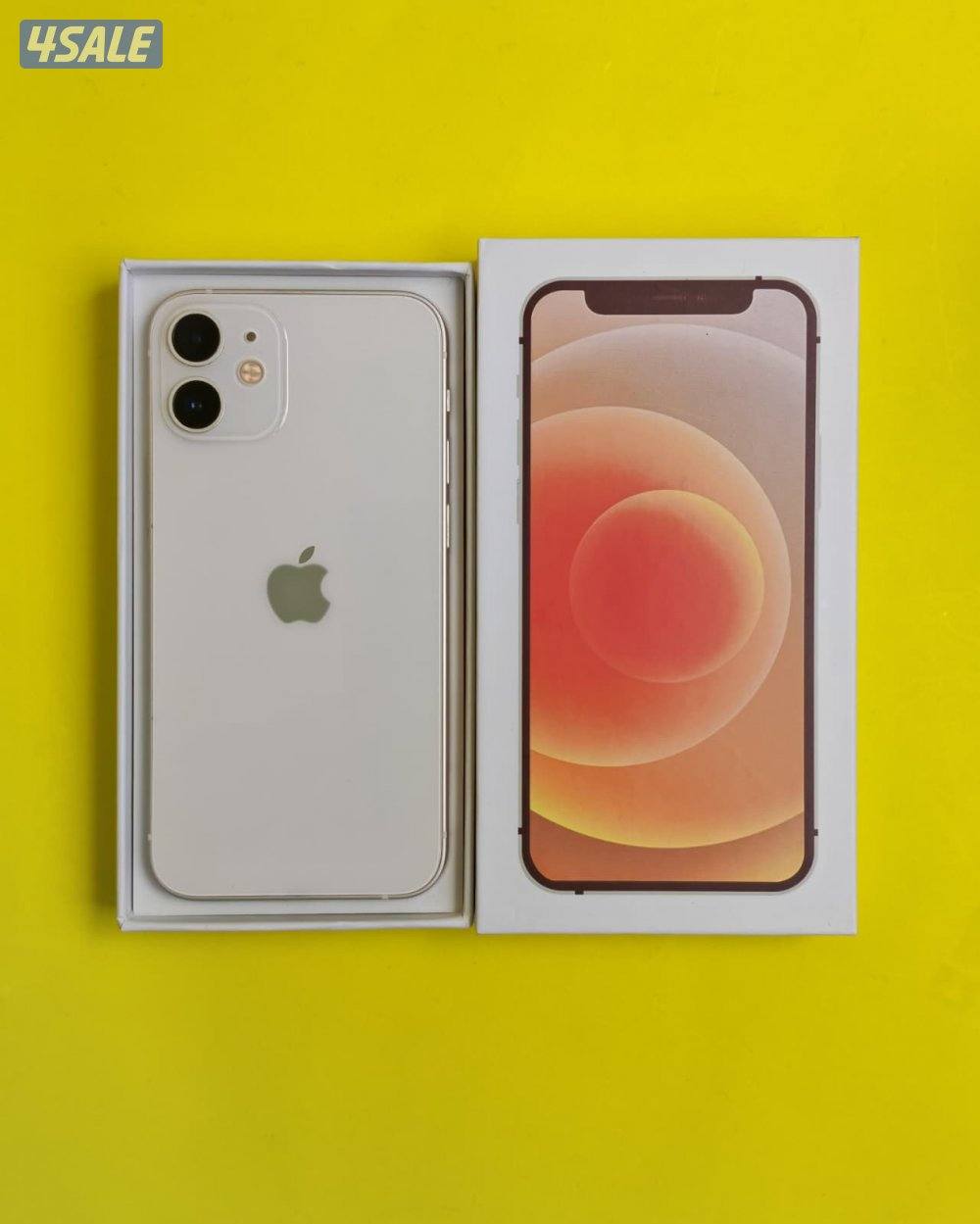 iPhone 12 Mini 128GB Starlight – Battery 76% ايفون 12 ميني 128 جيجا0