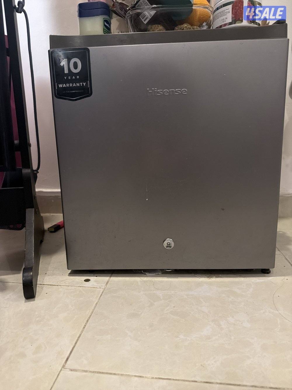 A room fridge small enough to keep your daily use supply0