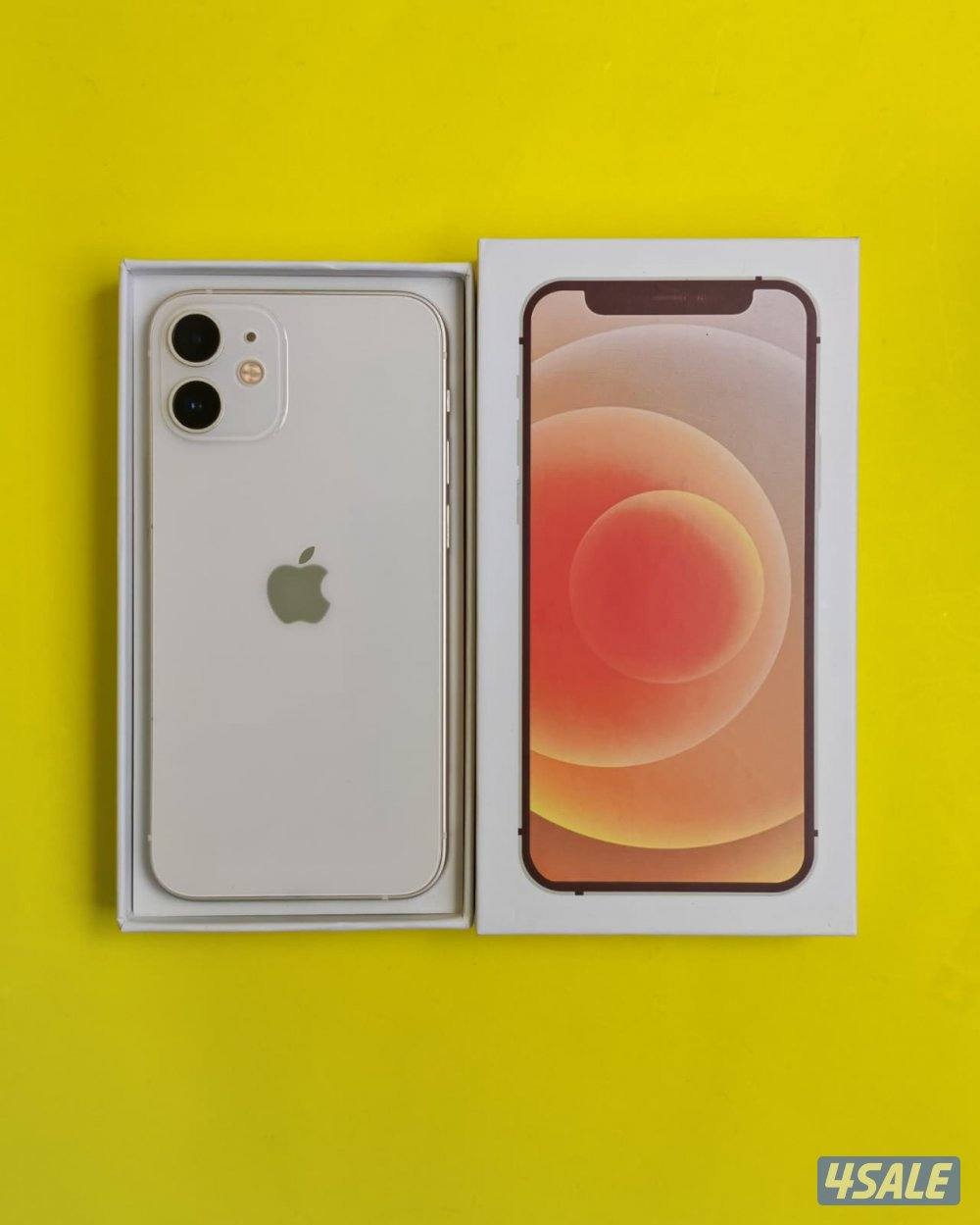 iPhone 12 Mini 128GB Starlight – Battery 80% ايفون 12 ميني 128 جيجا0