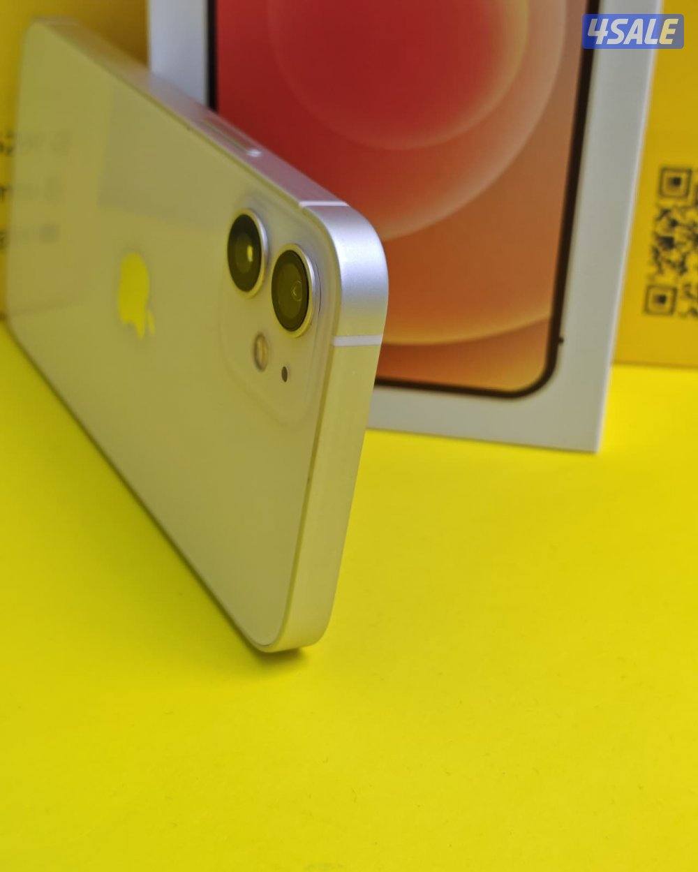 iPhone 12 Mini 128GB Starlight – Battery 77% ايفون 12 ميني 128 جيجا2