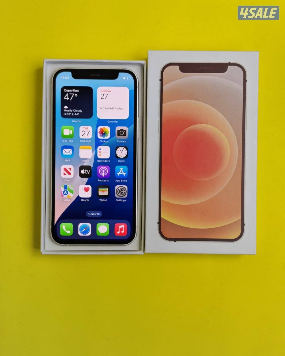 iPhone 12 Mini 128GB Starlight – Battery 77% ايفون 12 ميني 128 جيجا7