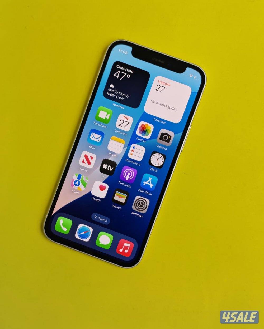 iPhone 12 Mini 256GB Starlight – Battery 73% ايفون 12 ميني 256 جيجا6