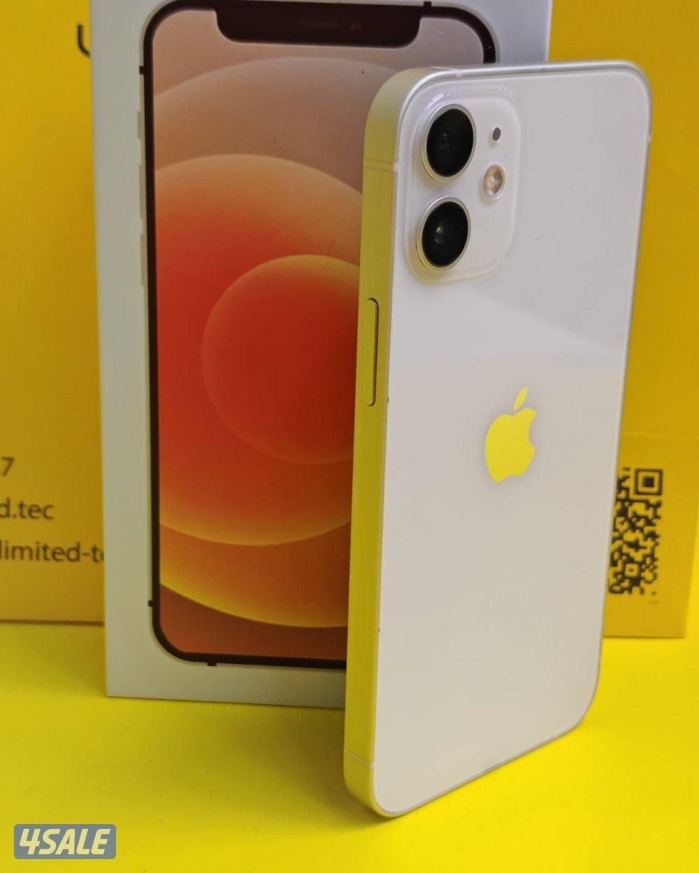 iPhone 12 Mini 256GB Starlight – Battery 73% ايفون 12 ميني 256 جيجا8