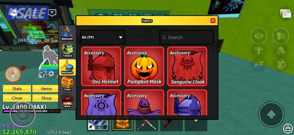 حساب بلوكس فروتس لفل ماكس مليان اغراض جميع التفاصيل في الصور10