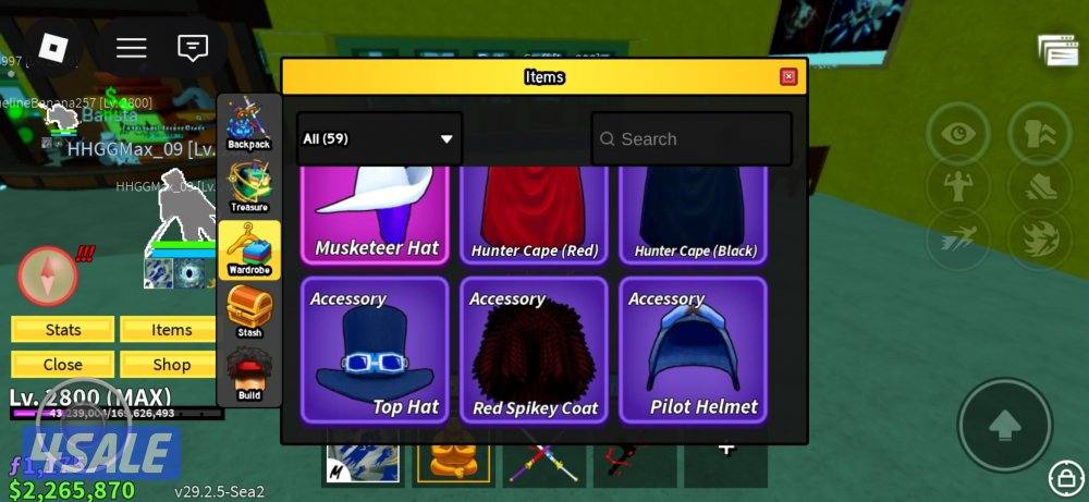 حساب بلوكس فروتس لفل ماكس مليان اغراض جميع التفاصيل في الصور13