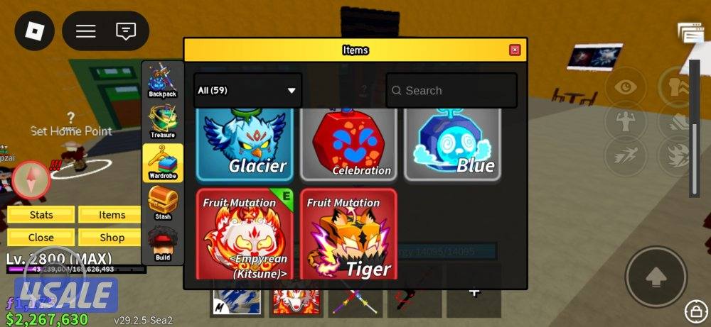 حساب بلوكس فروتس لفل ماكس مليان اغراض جميع التفاصيل في الصور15