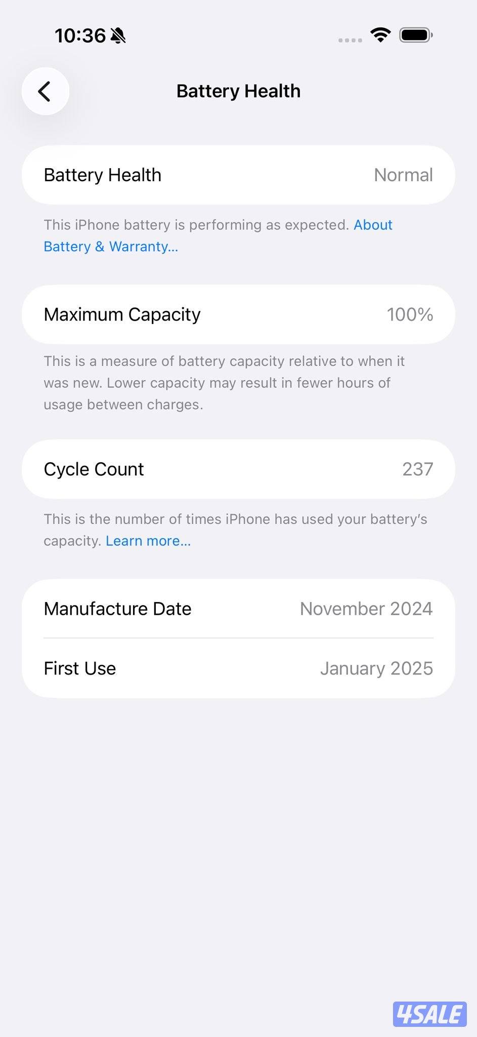 iPhone 16 Pro Max 256GB Desert – Battery 100% ايفون 16 برو ماكس 2568