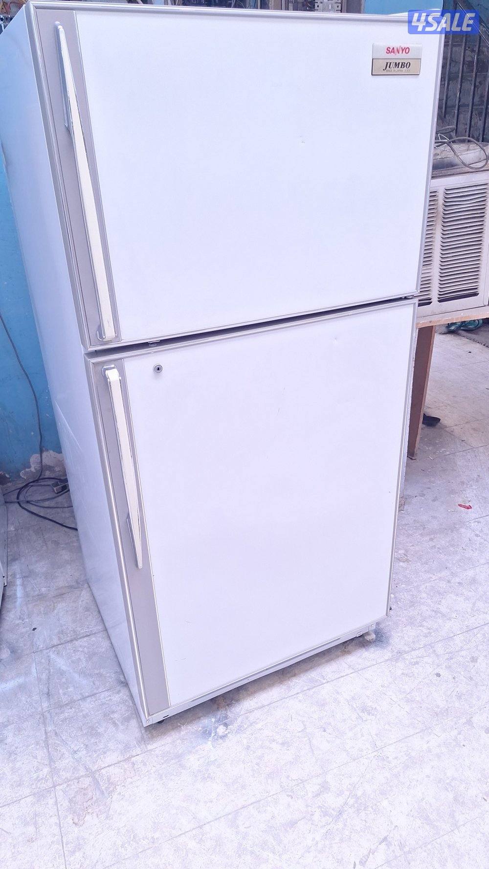 بيع ثلاجه سانيو ياباني 26قدم بحاله ممتازه جدا مع التوصيل والكفاله2