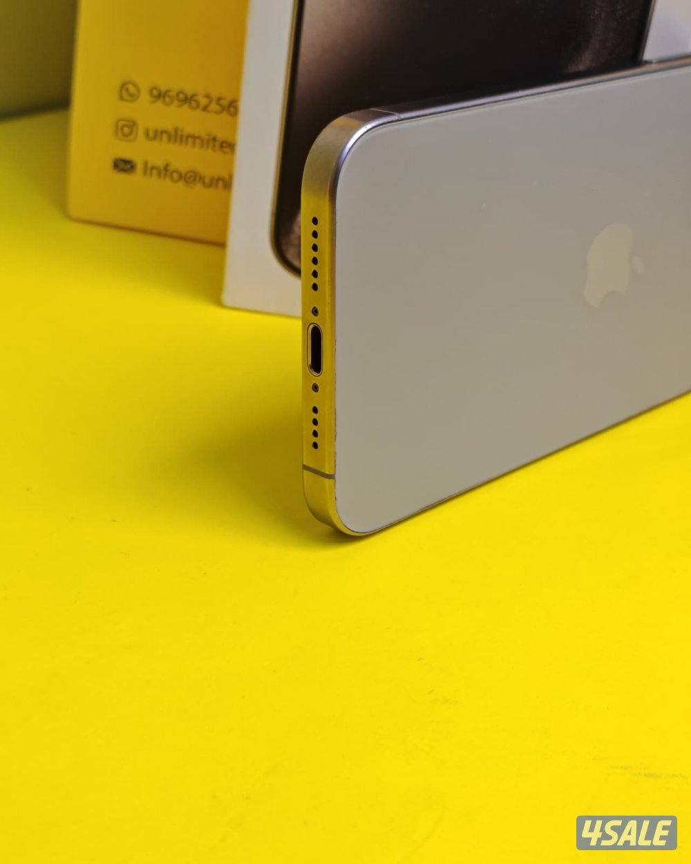 iPhone 15 Pro Max 512GB Natural – Battery 87% ايفون 15 برو ماكس 5123