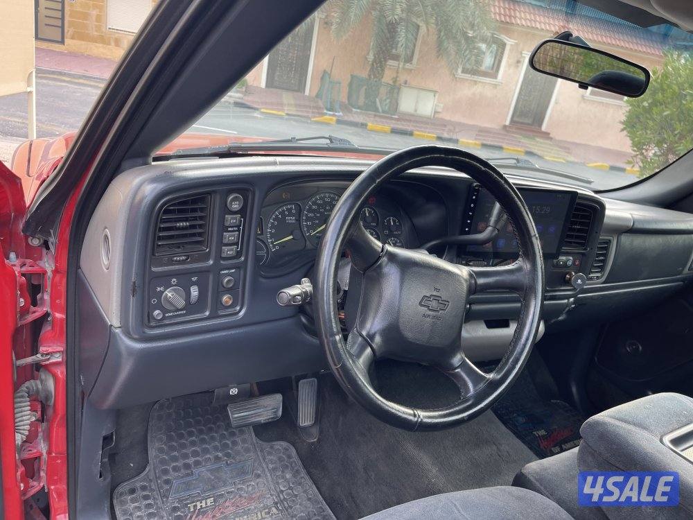 للبيع سيلفرادو موديل 2000صبغ الوكاله ما عدا قطعه شرط الفحص بيع سريعة3