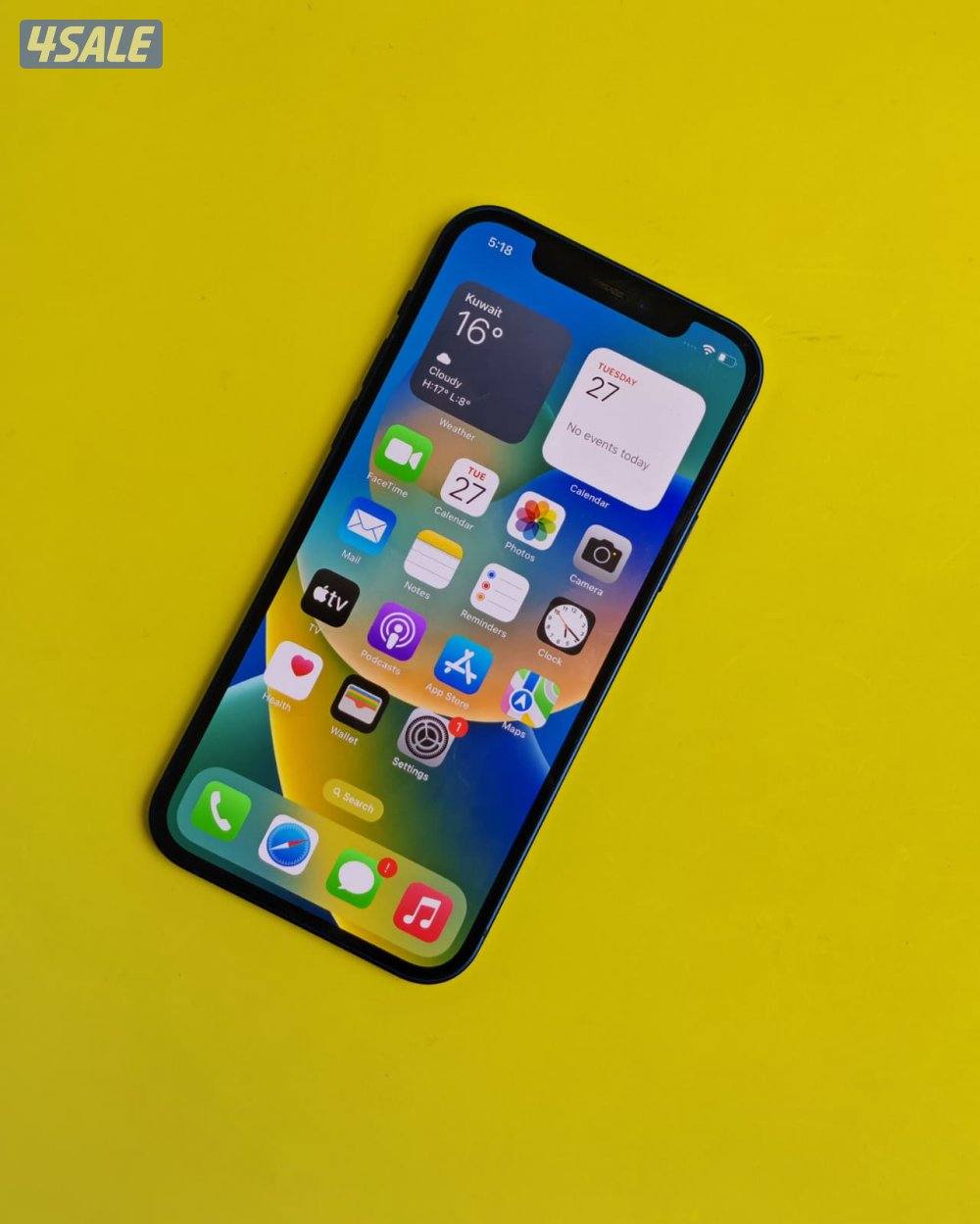 iPhone 12 128GB Blue – Battery 79% ايفون 12 128 جيجا أزرق شاشة مبدلة9