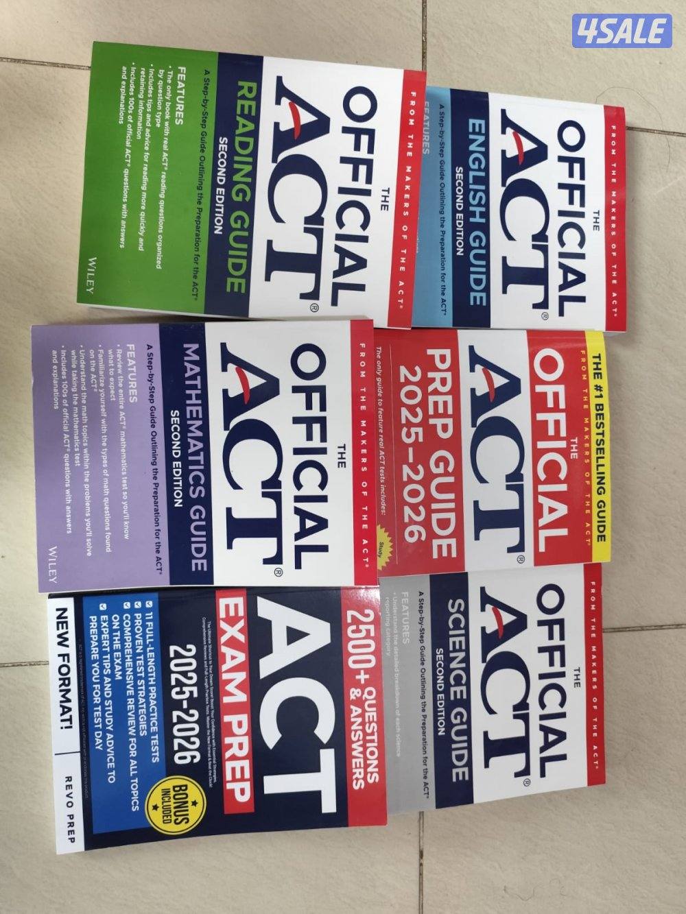 The Official ACT Prep & Subject Guides 2025-26 Complete Set SAT book1