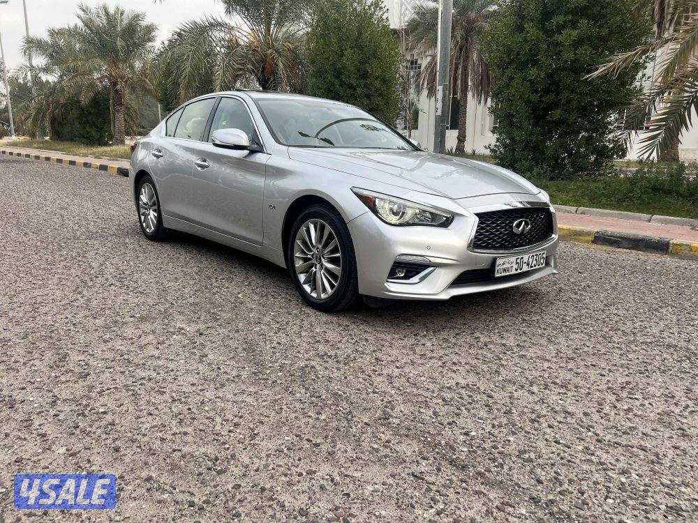 انفنتي Q50 موديل 2018 عداد 170 الف صبغ الوكاله بحاله ممتازه شرط الفحص2