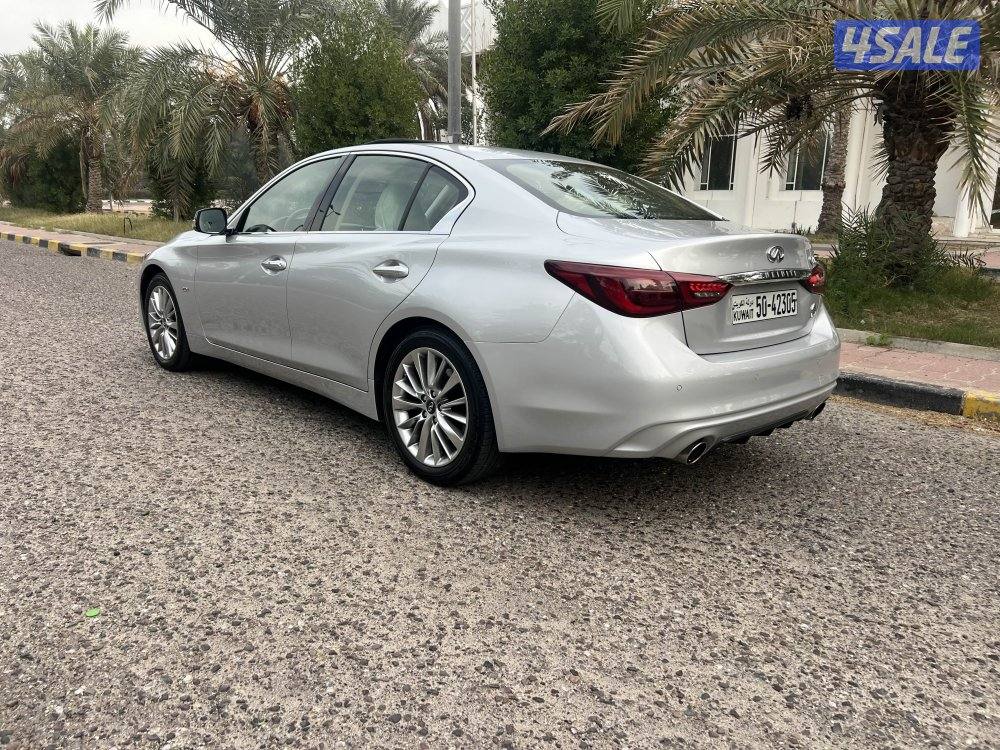 انفنتي Q50 موديل 2018 عداد 170 الف صبغ الوكاله بحاله ممتازه شرط الفحص3