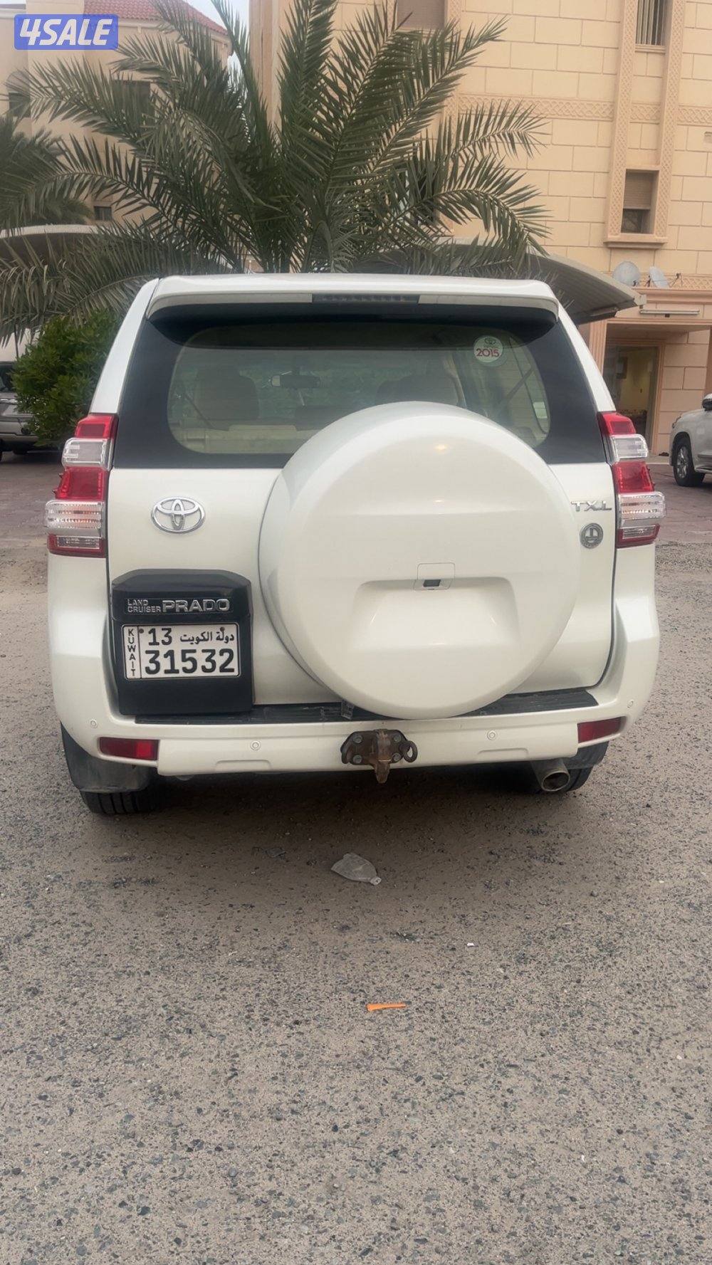 للبيع برادو 2015 TLX ماشي 237 الف شرط الفحص فيه اصباغ متفرغه2