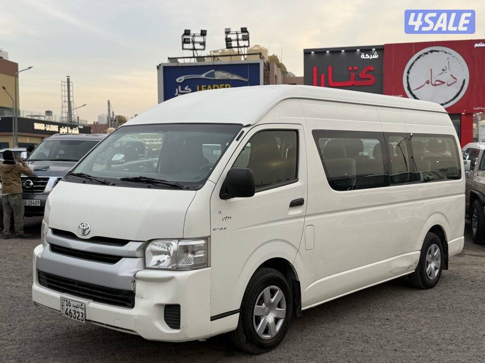 للبيع - باص - تويوتا هايس - موديل 2018 - عداد 294 - وارد الساير0