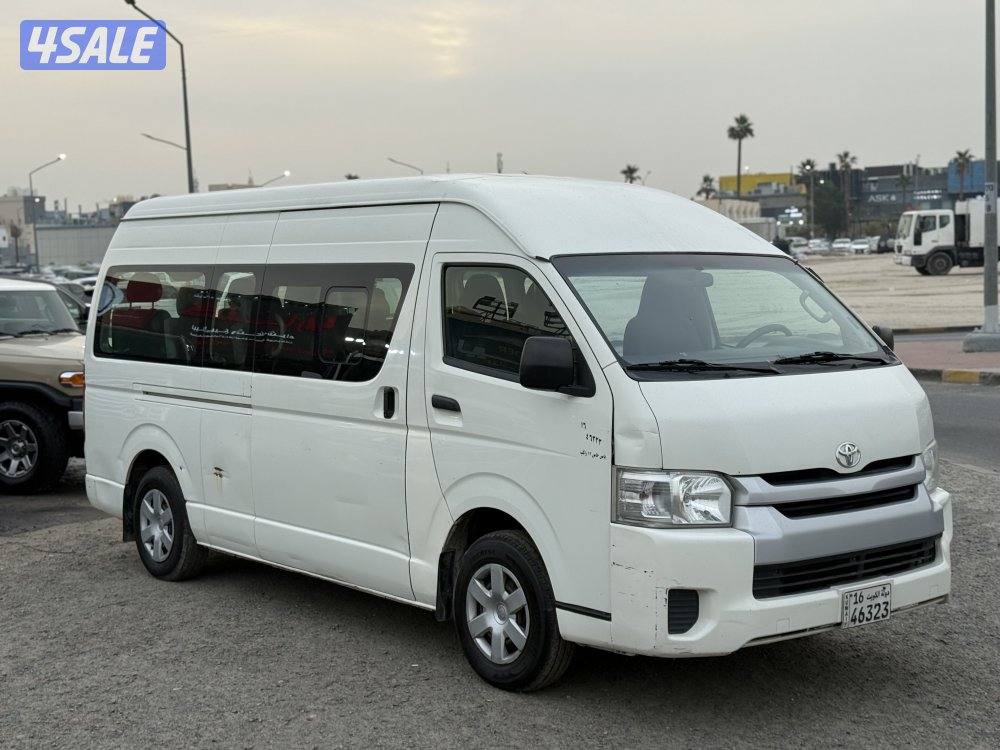 للبيع - باص - تويوتا هايس - موديل 2018 - عداد 294 - وارد الساير1