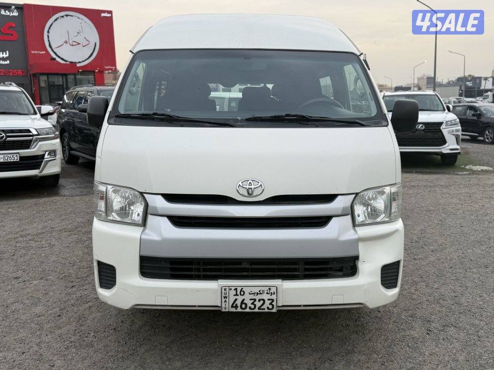 للبيع - باص - تويوتا هايس - موديل 2018 - عداد 294 - وارد الساير3