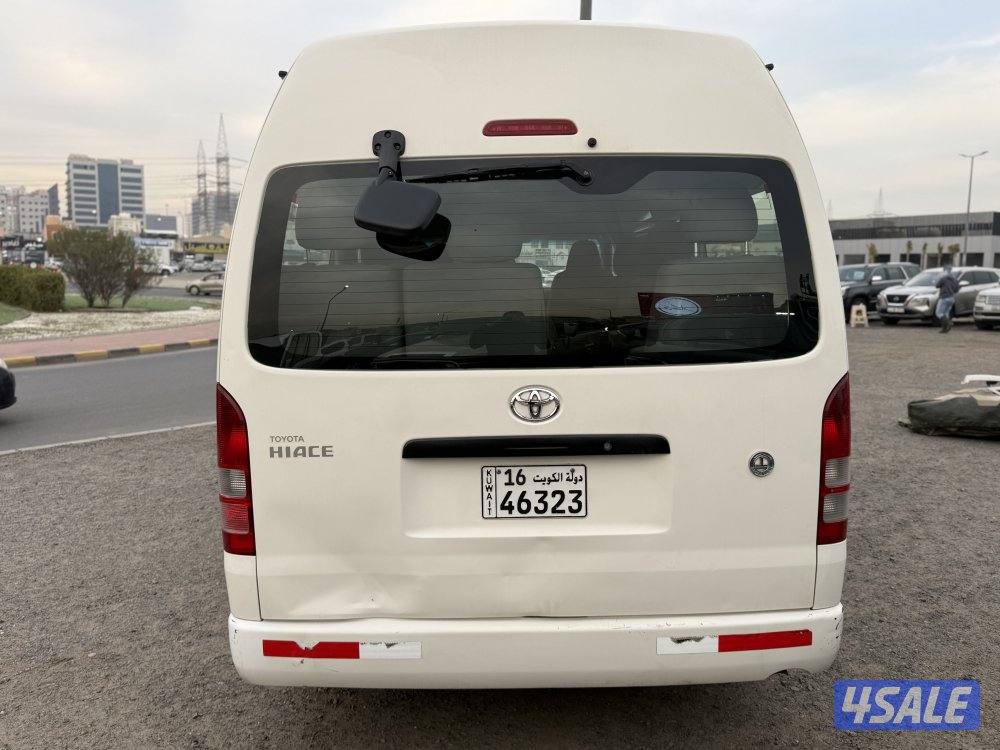 للبيع - باص - تويوتا هايس - موديل 2018 - عداد 294 - وارد الساير4