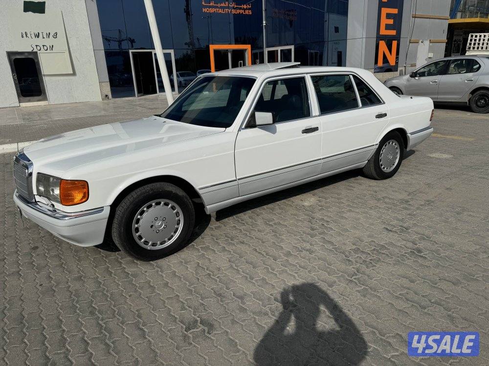 مرسيدس 560 الأرج مديل 1990 شرط الفحص ماشي 1610