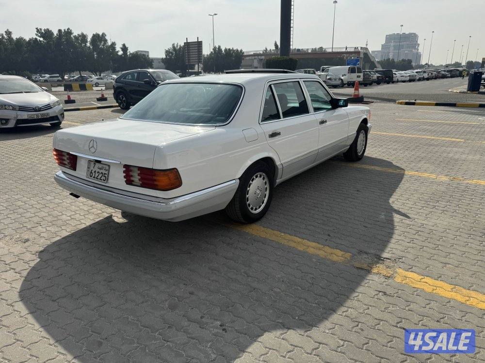 مرسيدس 560 الأرج مديل 1990 شرط الفحص ماشي 1611