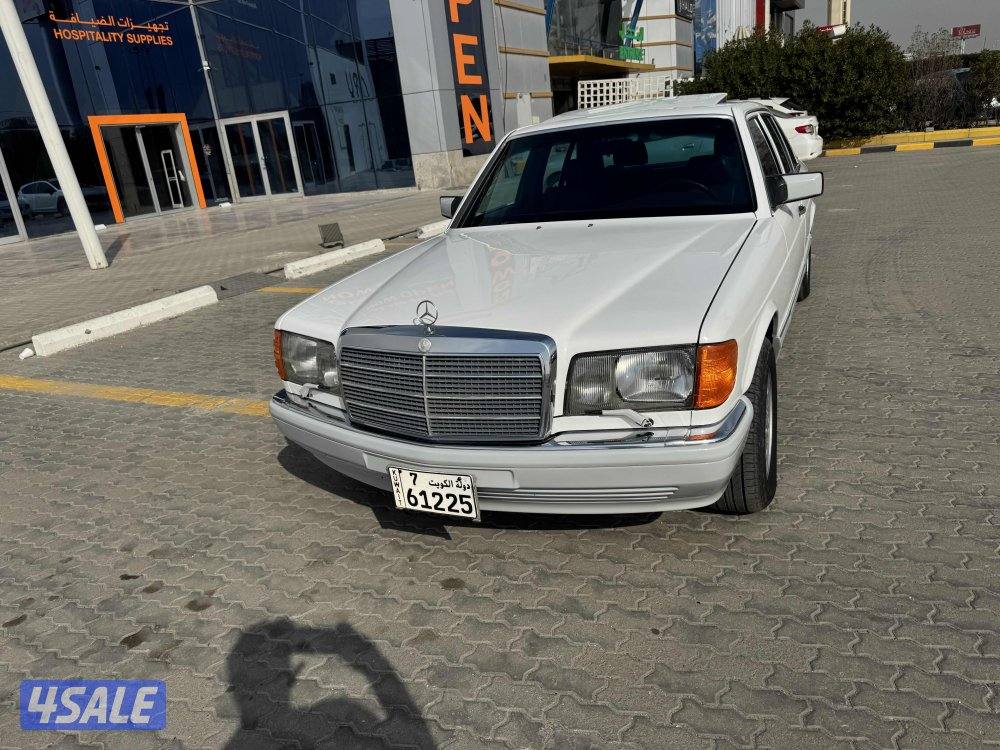 مرسيدس 560 الأرج مديل 1990 شرط الفحص ماشي 1612