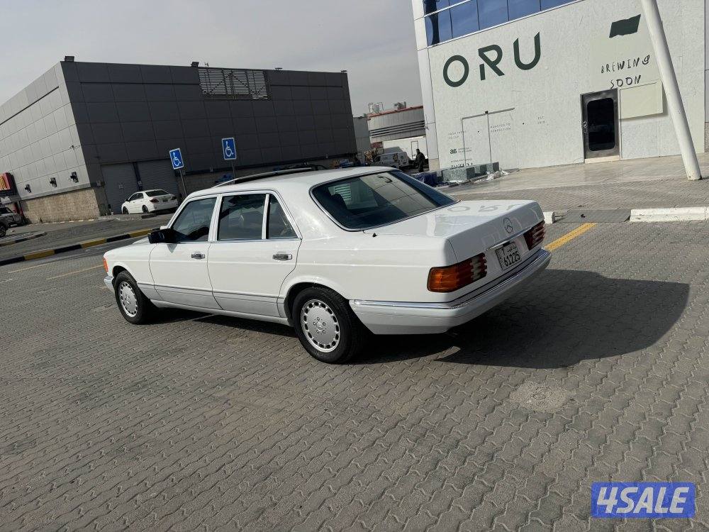 مرسيدس 560 الأرج مديل 1990 شرط الفحص ماشي 1614