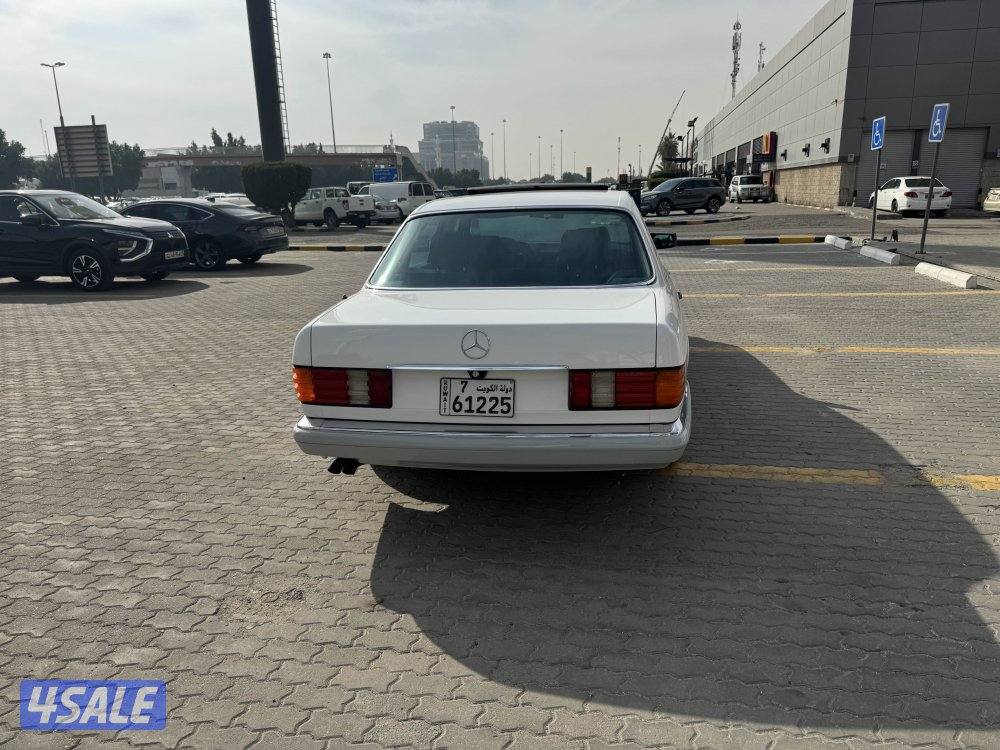 مرسيدس 560 الأرج مديل 1990 شرط الفحص ماشي 1615