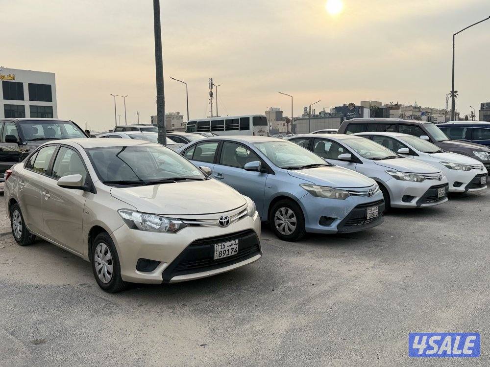 للبيع - تويوتا يارس - موديل 2017 - وارد الساير - حجم المكينه 16001