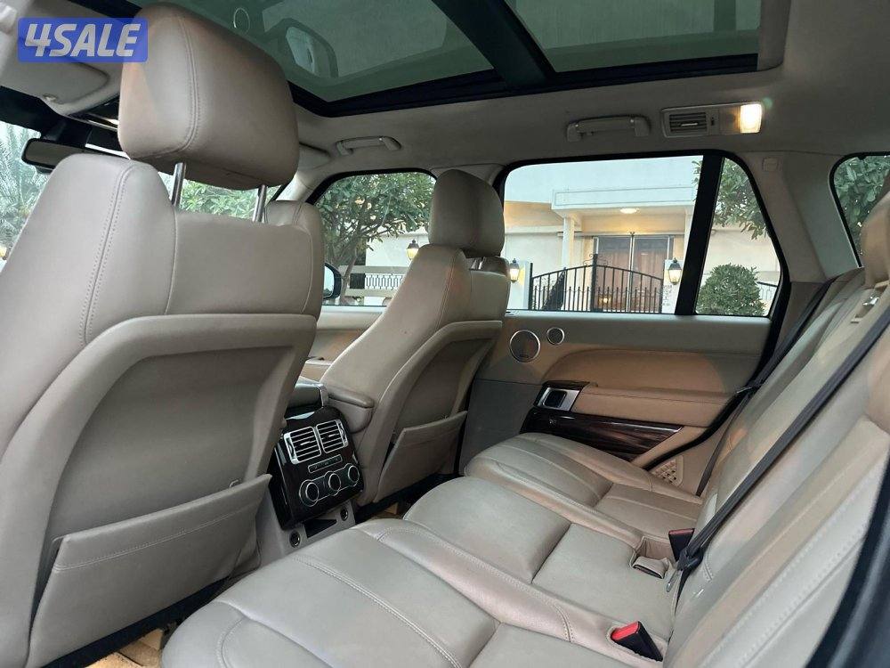 رنج روفر 2015 بحاله الوكاله و قمه بالنظافه7