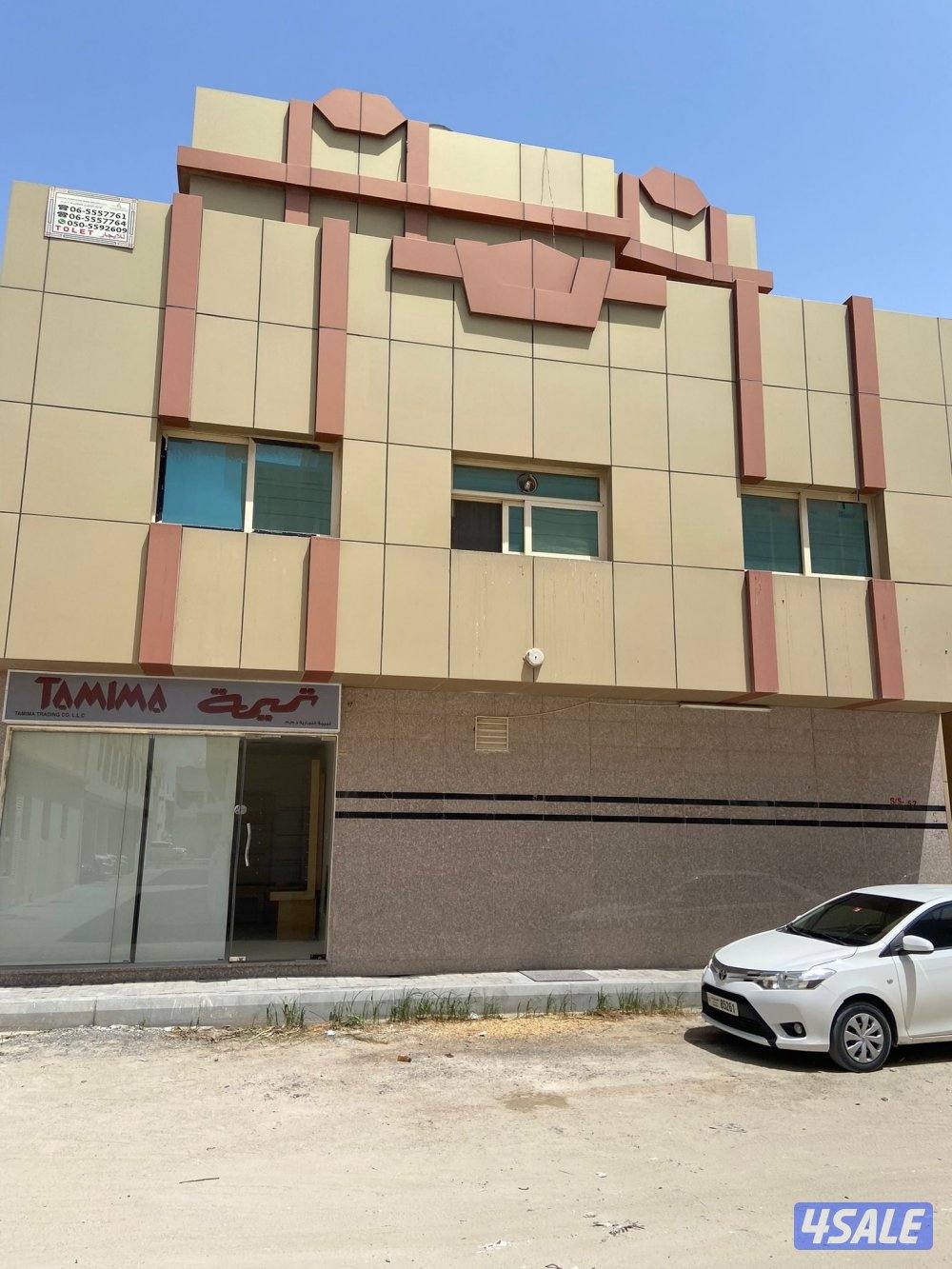 للبيع بنايه بالشارجه منطقه اليرموك0