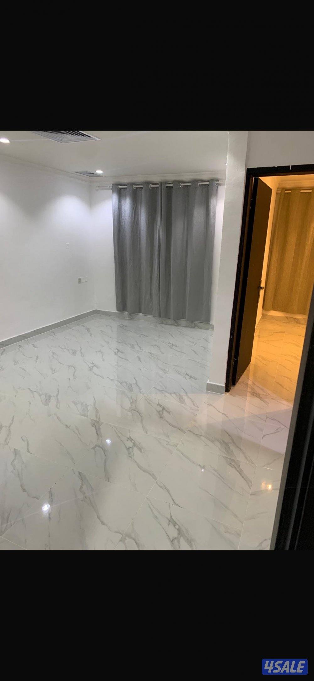 شقق للايجار غرفه وصاله ومطبخ وحمام تشطيب سوبر لوكس0