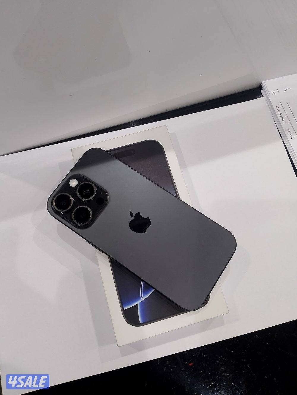 ايفون 16 برو  جيجا 256 اسود1