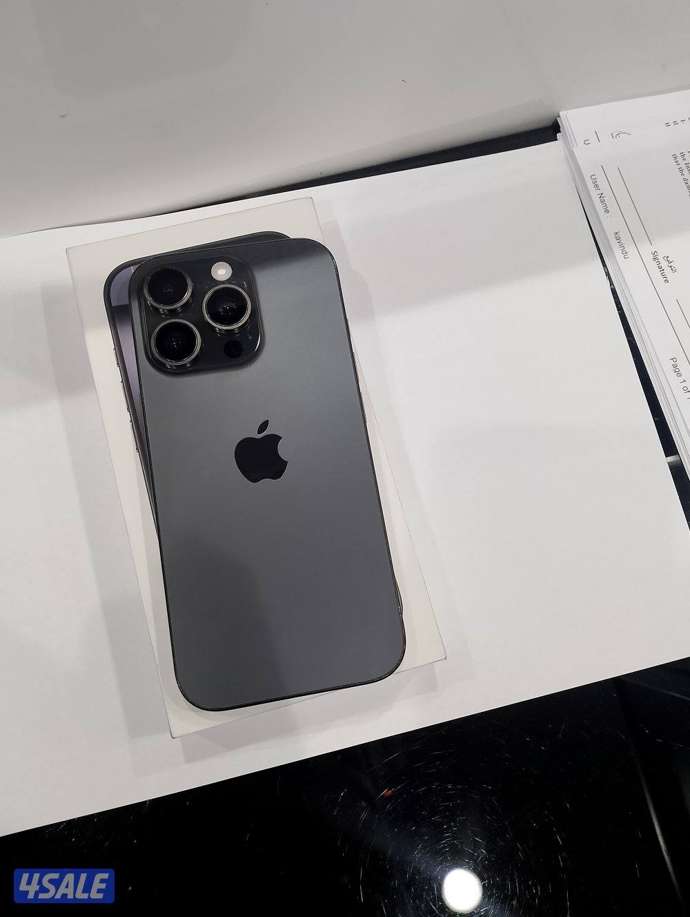 ايفون 16 برو  جيجا 256 اسود2