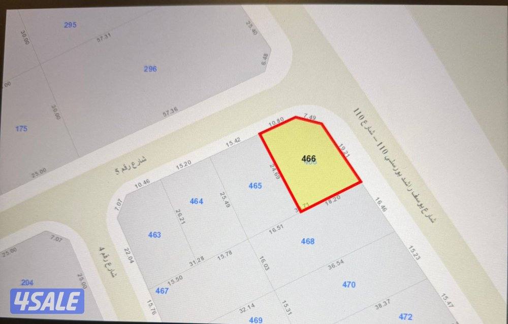 للبيع ارض بالجابريه علي خط السريع الفحيحيل1