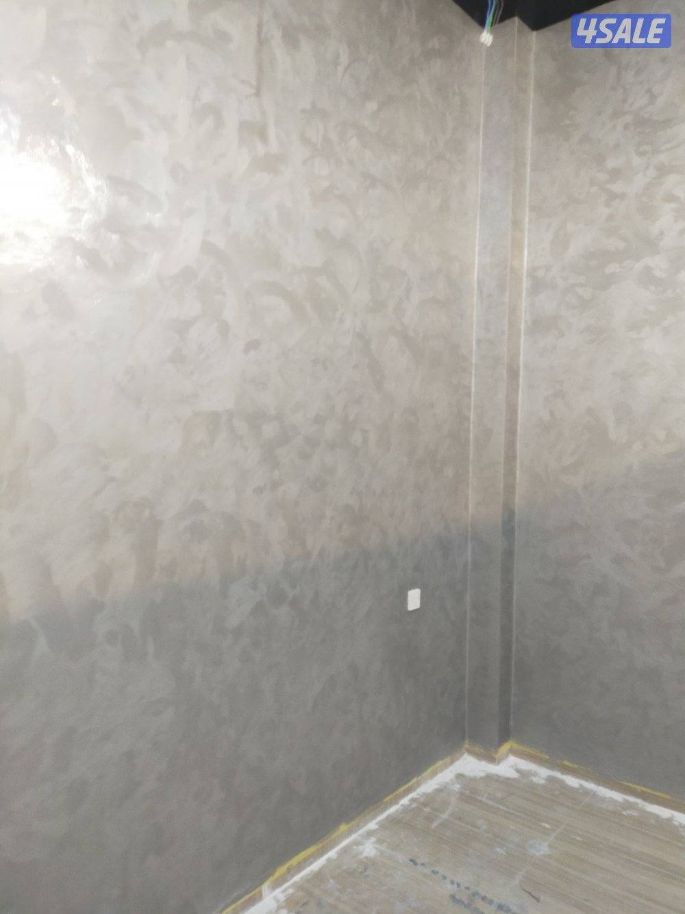 اصباغ وتركيب ورق جدران وتركيب باركيه خشب6