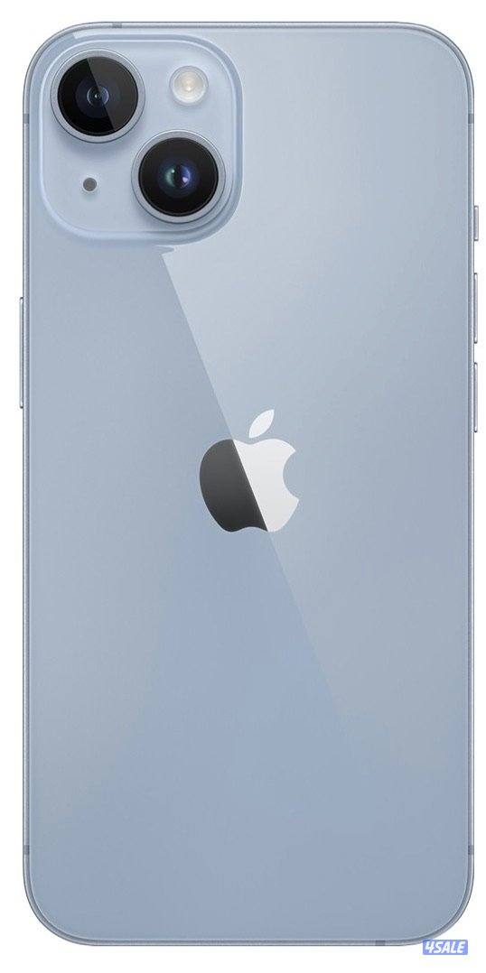 للبيع ايفون ١٤ بلس بحالة الجديد لون أزرق ٥١٢ جيجا بطارية ٩٥ مع كرتونه0